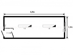 Блок-контейнер 6м жилой для строительных объектов в Павловской